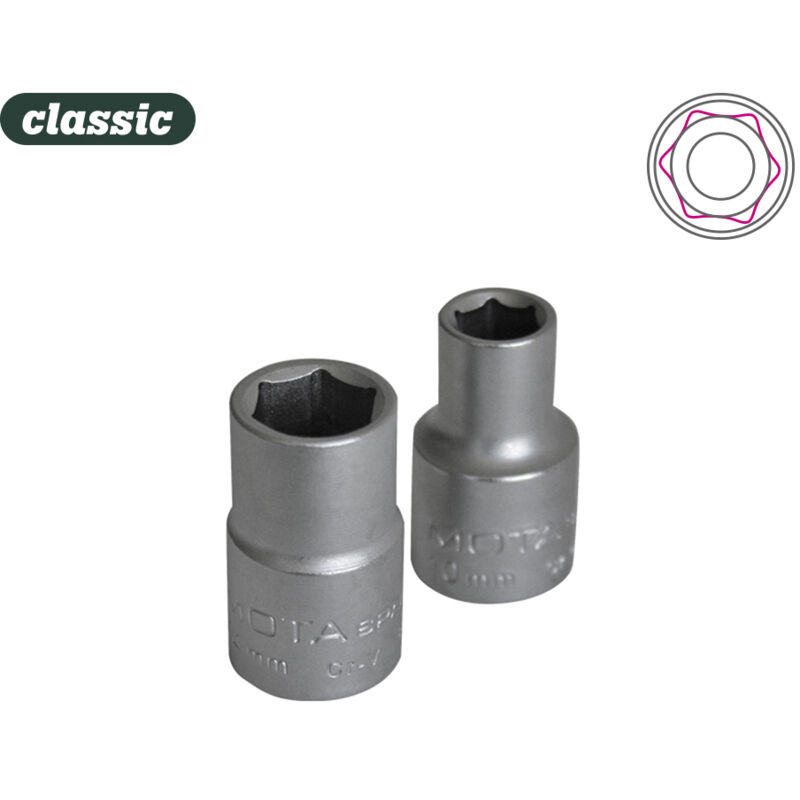 Schlüsselloch mit Zapfenloch 1-2 de 18mm e618 mota