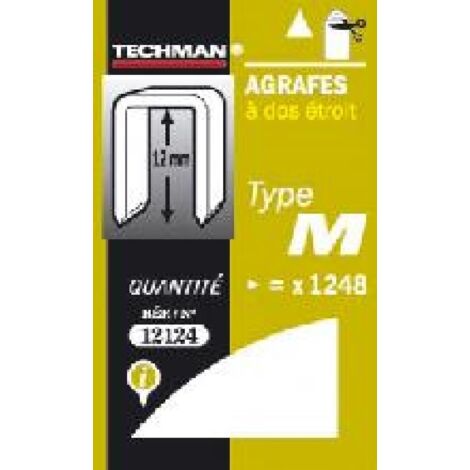 18 mm Klammern - Typ M TECHMAN