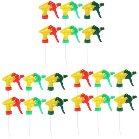 18 Pcs Heavy Duty Chemical Trigger Sprayer Bottle Nozzle Head