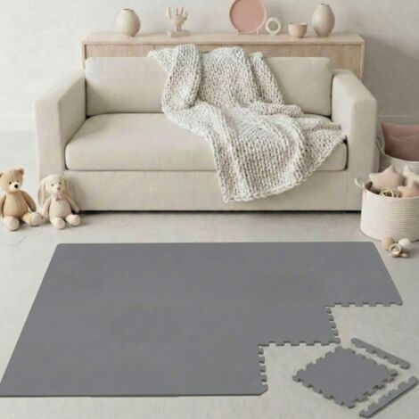 18 Pezzi Tappeto Gioco Bambini - 30x30 Piastrelle EVA - Pavimento Morbido Puzzle