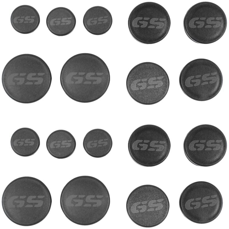 Image of Tlily - 18 Stücke Rahmen Loch Kappen Abdeckung Plug Set für R1200Gs R1200 Gs Adventure 2017-2019
