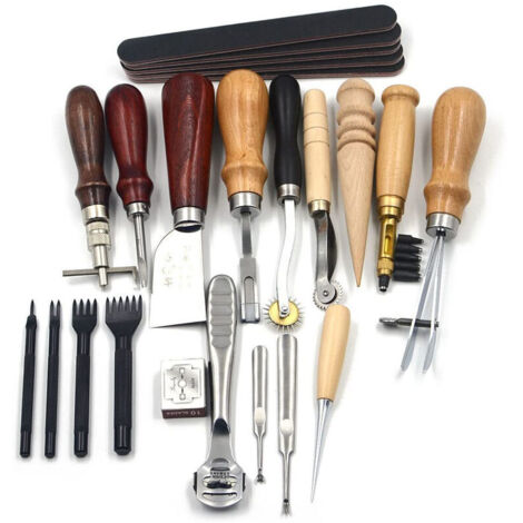 18-teiliges Lederwerkzeugset, DIY-Handnähset