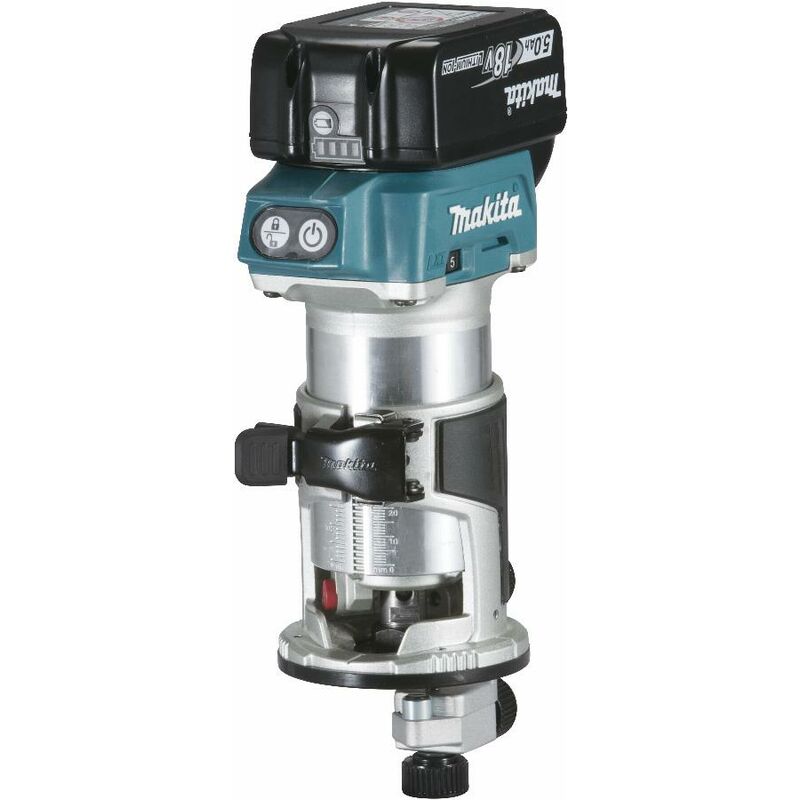 Image of 18 V 5 Ah 8 mm Trimmer (Zubehörsatz) MAKITA - DRT50RTJX3