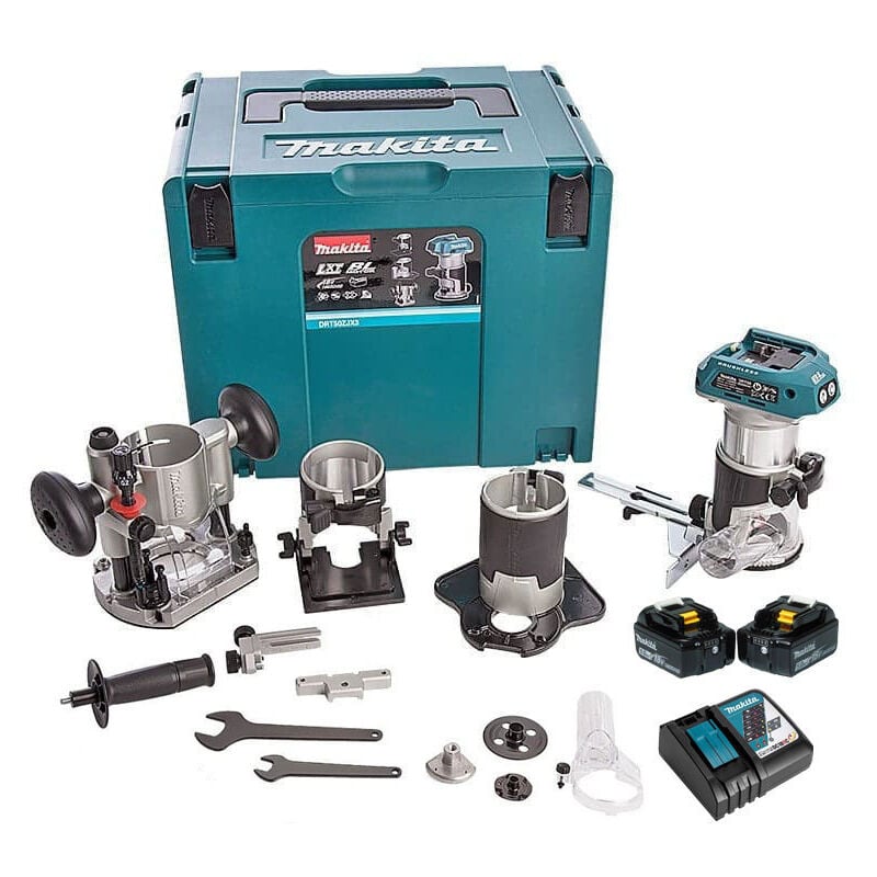 18V Li-Ion BL Freischneider (2x5,0 ah) mit Zubehör in MAKPAC - MAKITA DRT50RTJX3