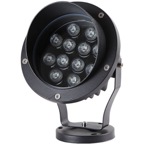 18-W-LED-Einbaustrahler, wasserdicht, für Baum- und Landschaftsbeleuchtung, RGB-Farbwechsel – Lichtkreis, Fernbedienung, IP65, dynamische Lichteffekte, für Partys und Dekoration