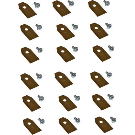 18 X 3,5 CM lame en titane pour robots tondeuse Herkules G-Froce, Telsing 1000 1500 2000