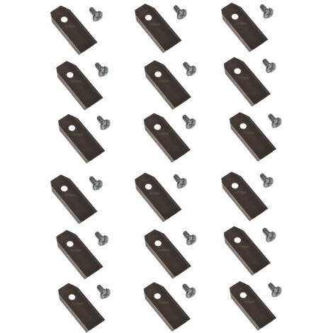18 X 4,3 CM lame en acier inoxydable pour robots tondeuse Gardena R38Li R40Li R45Li R50Li R70Li