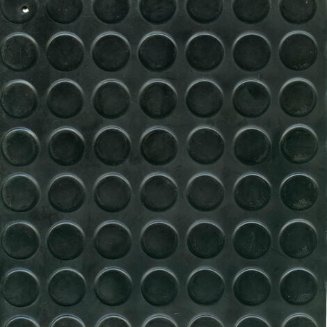 Gummiläufer Gummimatte schwarz 60x120 cm