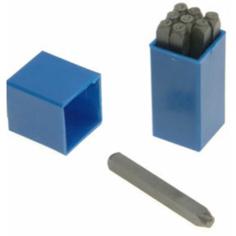 180- 4.0Mm Set Of Number Punches 5/32In