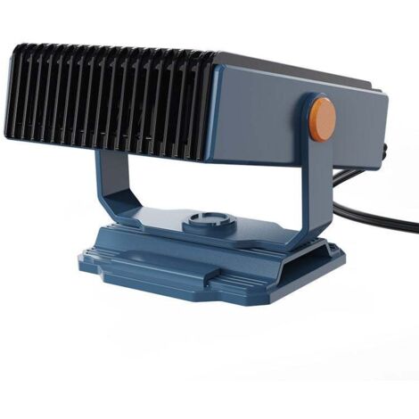 180° Chauffage de Voiture Portatif, 12 V 150 W Chauffe Voiture, 2 en 1 Ventilateur de Chauffage avec Fonction de Chauffage et de Climatisation, Désemb