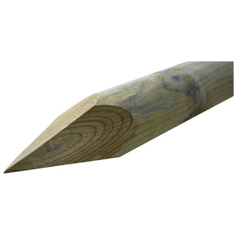 Pieu bois rond diamètre 4 cm - Différentes longueurs 250 cm