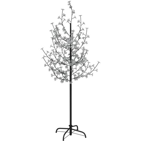 Albero luminoso led fiori ciliegio bianco caldo