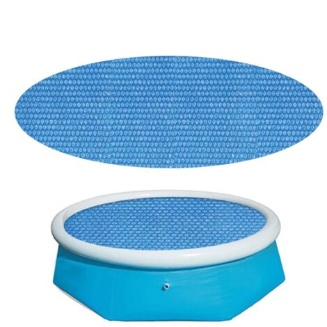 180 cm Couvercle De Piscine Solaire Extérieure - Bâche Solaire pour Piscine Rond  Film D'isolation Couverture De Retenue De Chaleur Pliable  Film Isolant À Bulles pour Les Bords De Pis-cine