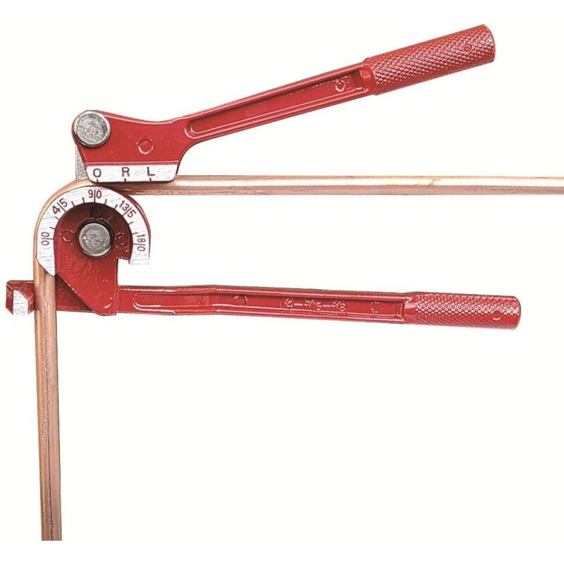 Ineasicer - 180 Degrés Cintreuse de Tuyauterie Manuelle 1/4'5/16' 3/8' Cintreuse de Tuyaux Professionnelle pour Tubes en cuivre, aluminium, Acier et