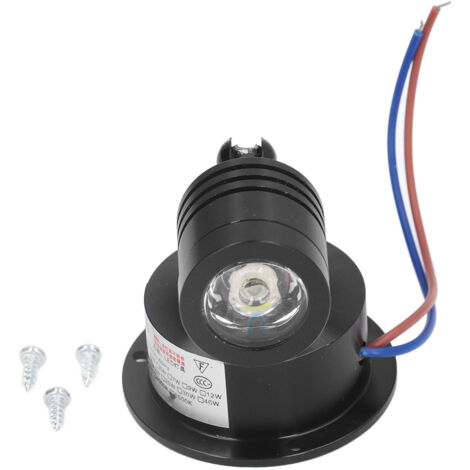 180° klappbarer LED-Einbaustrahler für Aluminiumvitrinen, 1 W, Spannung 85–265 V