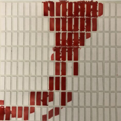 180 sigilli di sicurezza adesivi sensibili all'acqua con indicatore di garanzia da 15x5mm