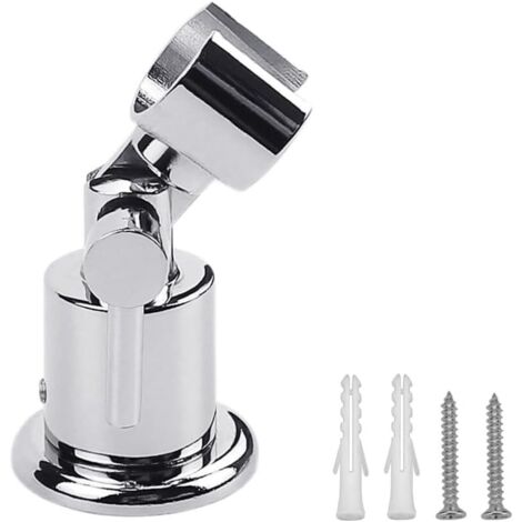 180° verstellbare Duschhalterung aus Metall mit Griff, Wandmontage, Halterung für Handbrausekopf