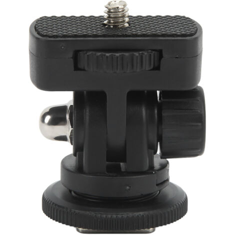 180° verstellbarer Kugelkopf für Bildschirme, Mini-Monitorzubehör mit Blitzschuh und 1/4"-Schraubanschluss