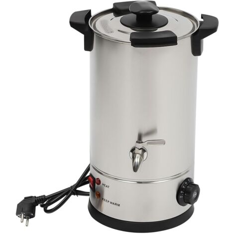 1800 W Kit per la produzione di candele per fusione di cera, 10,5 Qts elettrico, per candele fai da te, con stoppino, beccuccio e controllo della temperatura per candele