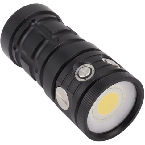 18000LM LED-Tauchtaschenlampe, IPX8 wasserdicht, Unterwasser 100M, für Höhlentauchen, Freitauchen mit 3 Lichtquellen