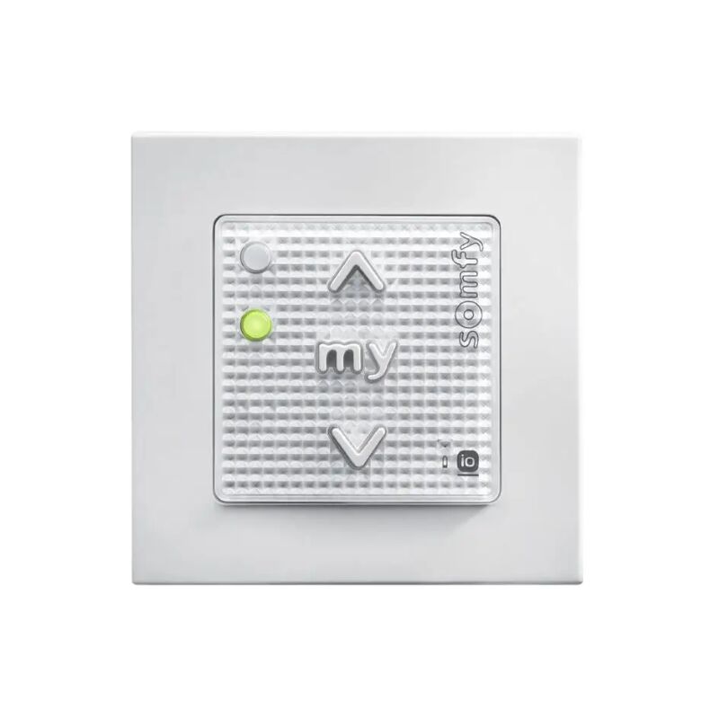 1800204 - Commande murale 2 canaux Somfy Smoove Origin 2 Io
