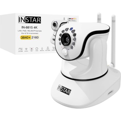 18006 INSTAR IN-8815 4K POE/WLAN weiß Wi-Fi IP Caméra de surveillance W939123