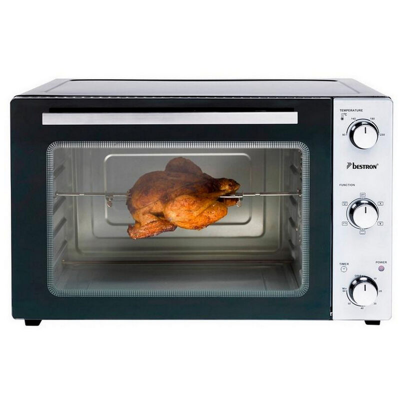 Image of Bestron - forno grill 45l 1800w nero / acciaio inox - aov45