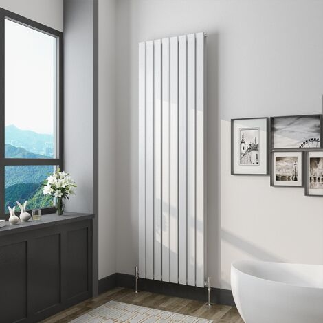 1800x544mm Vertical Tall Upright Central Radiators Double White Flat Panel Radiator
