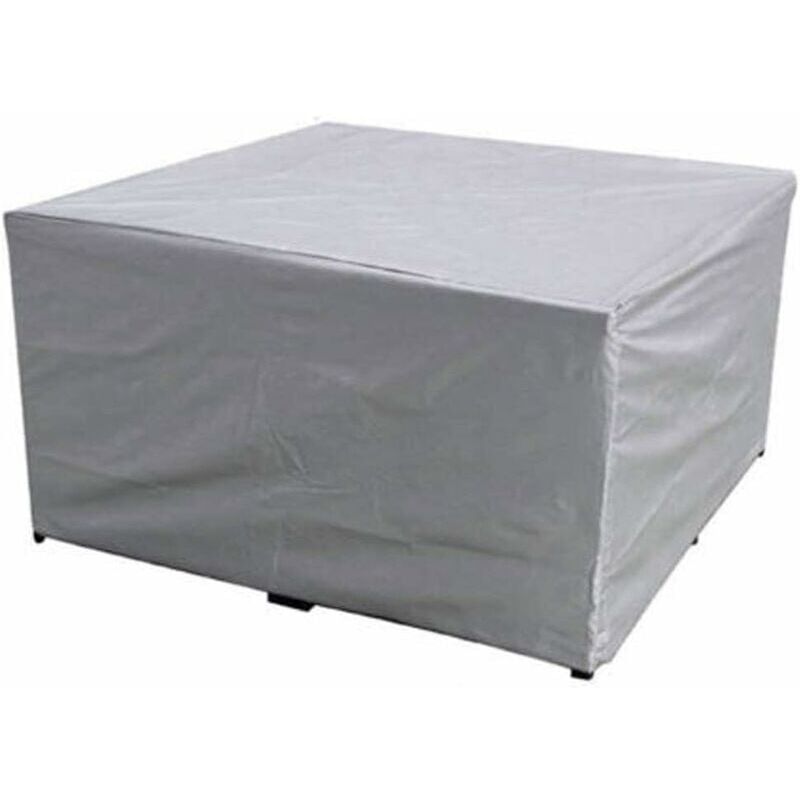 150x150x75 cm Housse de protection pour meubles de jardin, tissu en polyester imperméable, pour table et chaises de jardin, anti-UV, pour table de
