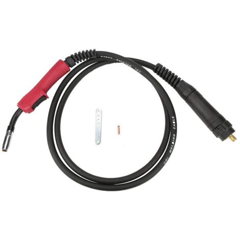 180A 15AK MIG/MAG-Druckluftschweißbrenner mit Eurostecker, 3 m, für Schweißgeräte