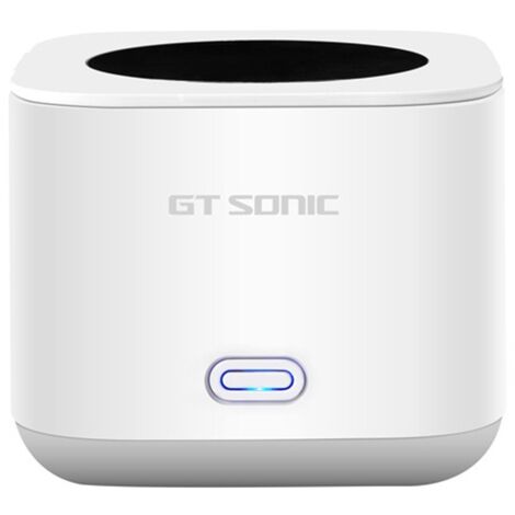 180ML Nettoyeur Ultrasons, 43000Hz Machine de Nettoyeur Bijoux à Ultrason, Blanc