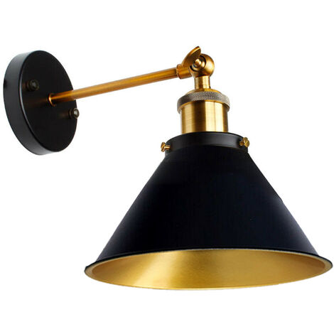 180mm Retro Light Shade Ceiling Industrial E27 Wall Lights Sconce Lamp Fixture
