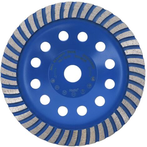 180mm x 22.2mm Diamond Cup Wheel Fan-Shaped Professional Quality for Concrete, Natural Stone, Masonry, Screed, Universal Grinding Pad