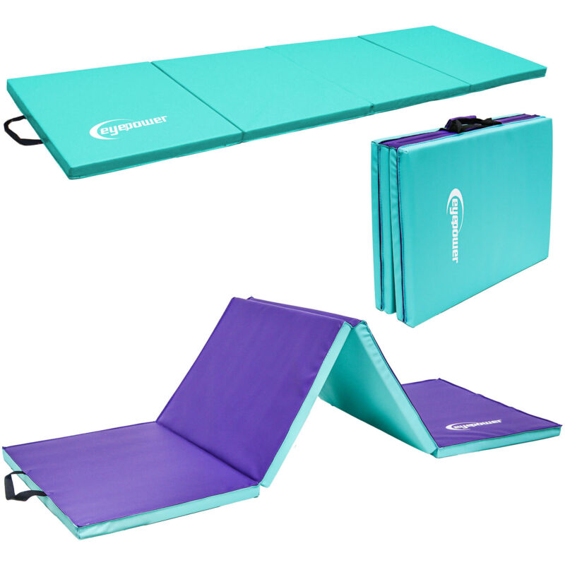 Eyepower - 180x60 Klappbare Gymnastikmatte - 3cm Dicke Turnmatte Kinder - Weichbodenmatte