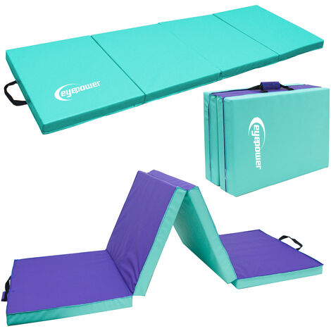 180x60 Klappbare Gymnastikmatte - 5cm dicke Turnmatte Kinder - Weichbodenmatte