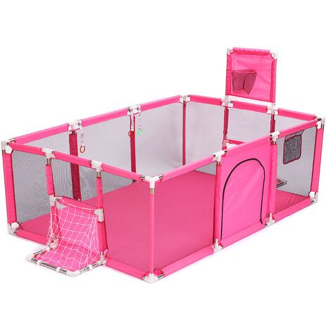 181 x 122 x 61cm parc bébé pour enfants piscine balles clture parc rose