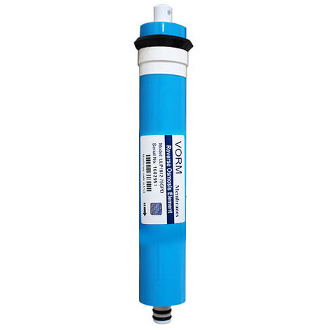 1812-75G Osmosis inversa 75GPD Membrana RO Reemplazo universal compatible RO Se adapta al purificador de filtro de agua residencial