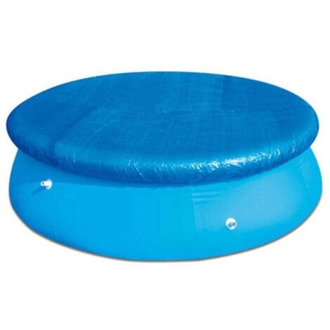 183 cm de Diamètre Bâches/Couverture de Protection avec Attaches en Corde,Bâche Durable Antipoussière Coupe-Vent pour Piscines Hors Sol Rondes