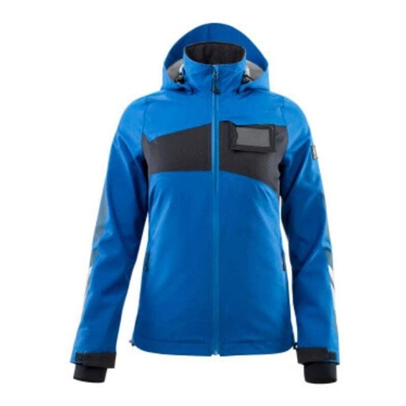 Women's Waterproof Outer Shell Jacket - Azure Blue/Dark Navy - xs - Mascot