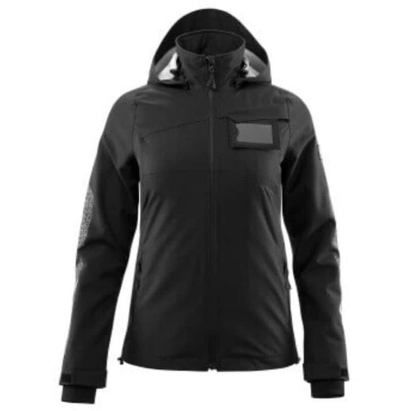 Mascot Women's Waterproof Outer Shell Jacket - Black - Large