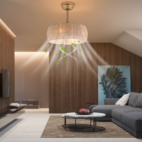 GOJOY 18.5 in, soffitto ventilatore con luci e telecomando, controllo mute camera da letto soffitto ventilatore