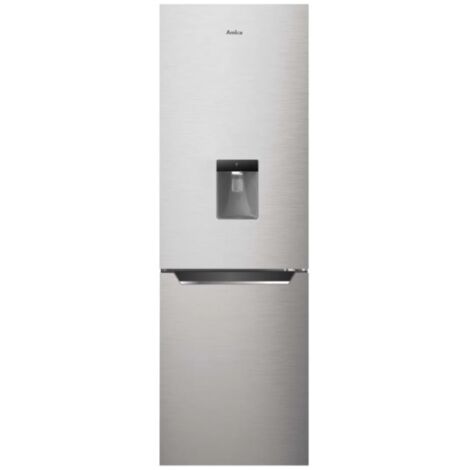 185,5 cm breiter, 322 liter fassender edelstahl-kombinationskühlschrank - Amica - AFN8322DX