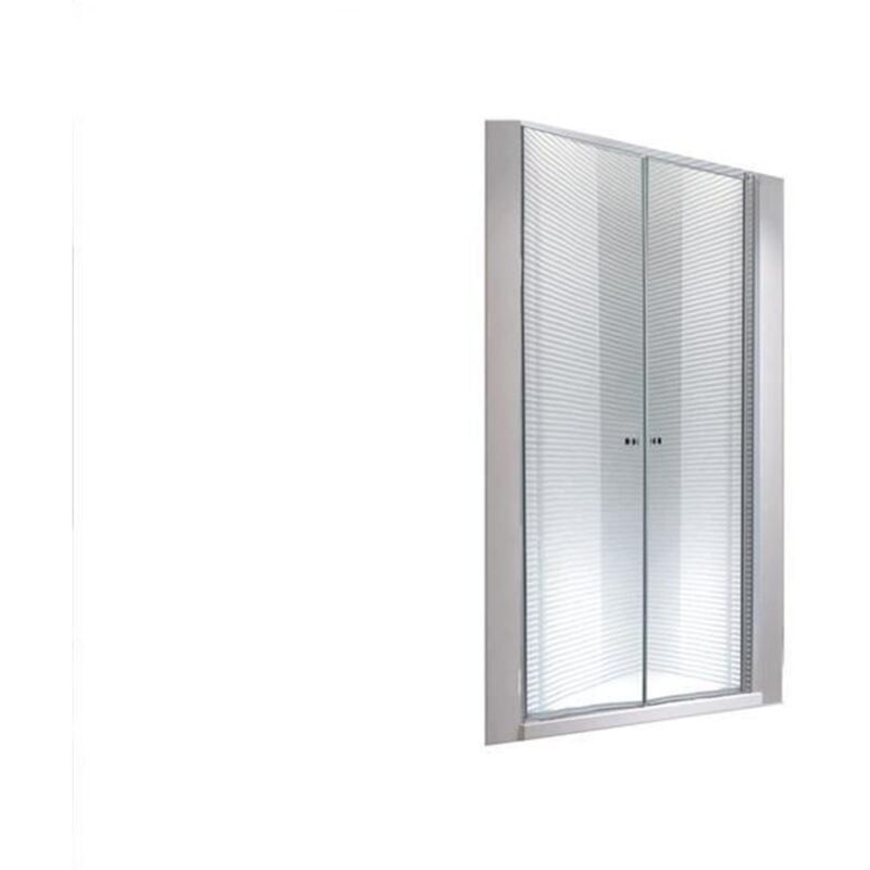 Glaszentrum Hagen - 185x195cm Porte de niche Zeus - sans bac de douche