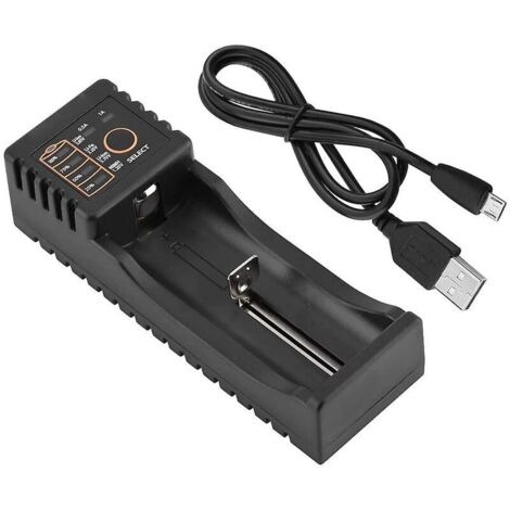 18650 Akkuladegerät, Universal-Akkuladegerät, Smart-Ladegerät, Liitokala Lii-100 Mini-Multifunktions-USB-Ladegerät 1,2 V/3,7 V/3 V/3,85 V, Kompatibles Akkumodell: 18650