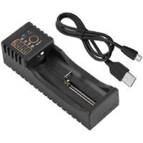 18650-Akkuladegerät, universelles Akkuladegerät, intelligentes Ladegerät, Liitokala Lii-100 Mini-USB-Multifunktionsladegerät 1,2 V/3,7 V/3 V/3,85 V, kompatibles Akkumodell: 18650