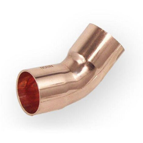 18mm 45deg soudure Tuyau raccord coude femelle x femelle diamètre cuivre angle