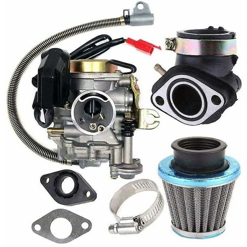 Debuns - 18mm PD18J PD18 Carburateur 4 temps Remplacement pour Scooter Carb GY6 50cc 60cc 80cc 139QMB 139QMA chinois Mobylette Chinois scooters Sunl
