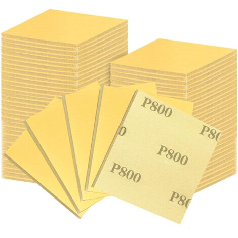 18pcs éponges Abrasives, Blocs De Ponçage, Grain 800, Blocs De Sable en Mousse Souple, Papier De Verre Sec Et Humide pour Bois Et Métal