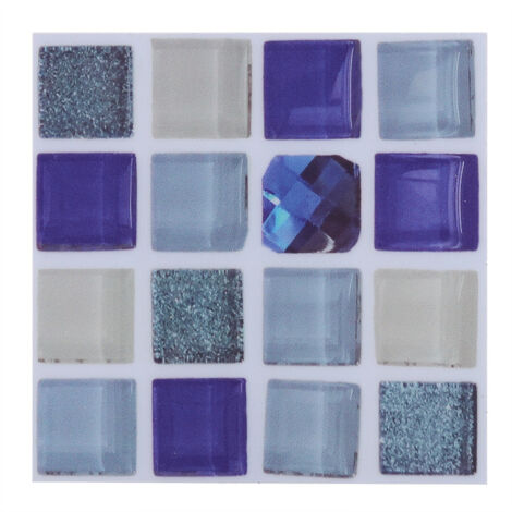 18pcs Mosaic Tile Transfer Stickers Bathroom Kitchen DIY Home(10cm10cm)(MTS013)