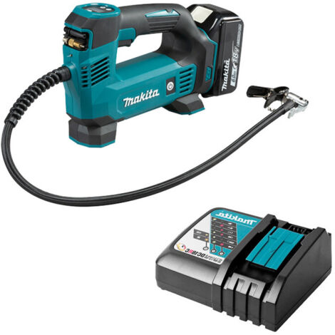 18V (1x6,0 Ah) Akku-Inflator mit Ladegerät und Koffer - MAKITA DMP181RG1